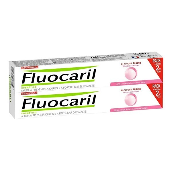 Fluocaril Bifluore Dientes Sensible 2X75 Ml