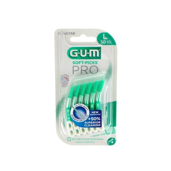 Gum Cepillo Interdental Soft Picks Pro Large 691 30 Un Azul