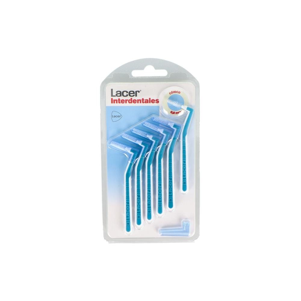 Cepillo Interdental Lacer Conico Angu Azul 6 U