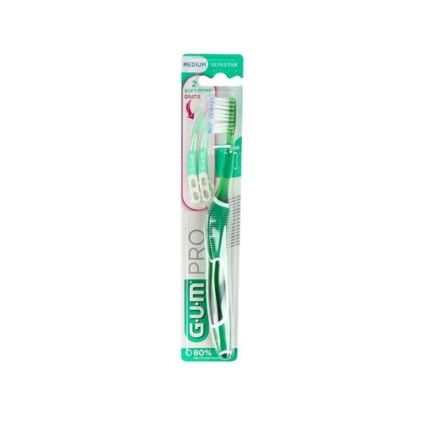 Cepillo Dental Gum Tech Pro Compac Medio 528