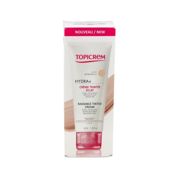Topicrem Hydra+ Crema Color Ilum Light 40 Ml