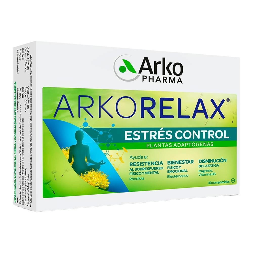 ARKORELAX ESTRES CONTROL  30 COMPRIMIDOS