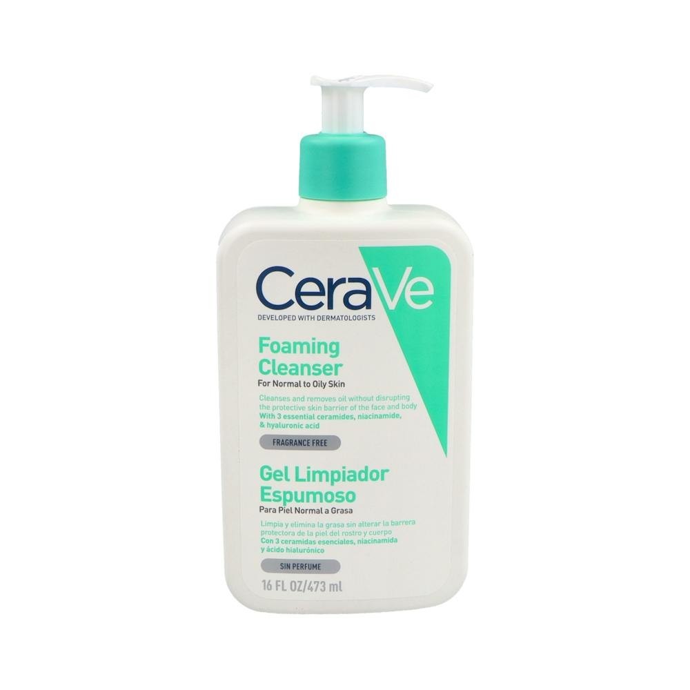 GEL LIMPIADOR ESPUMOSO CERAVE 1 ENVASE 473 ml