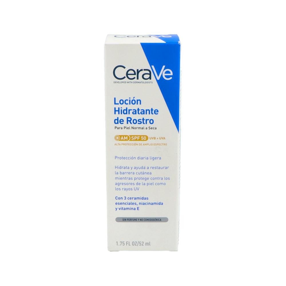 LOCION HIDRATANTE DE ROSTRO SPF 50 CERAVE 1...