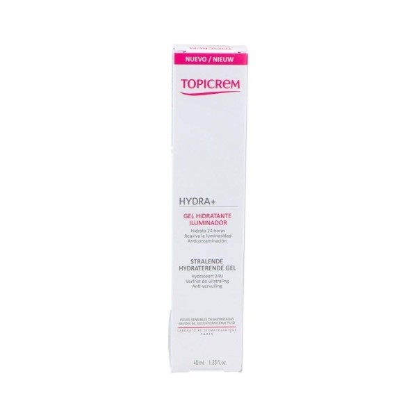 TOPICREM HYDRA+ GEL HIDRATANTE ILUMINADOR  1 TUBO 40 ml