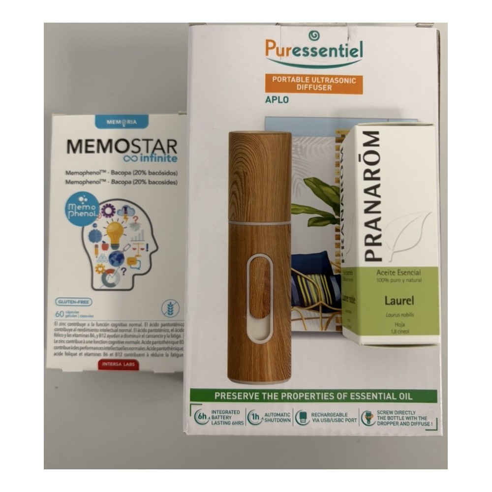 Pack Concentración + Memoria y difusor portatil