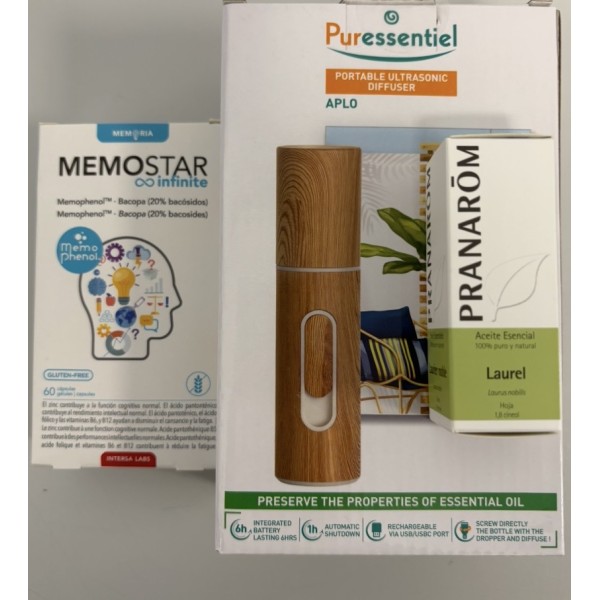 Pack Concentración + Memoria y difusor portatil