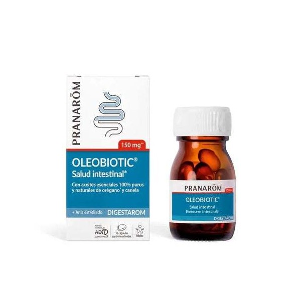 Pranarôm Digestarom Oleobiotic Salud Intestinal 15caps